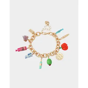 Betsey Johnson CHARCUTERIE FLEX BRACELET MULTI