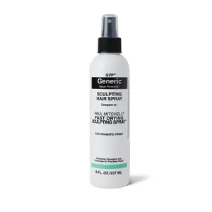 Generic Value Products Sculpting Spray, Medium Flexible Hold, Sulfate Free, Silicone Free, Gluten Free, Contains UV Protection, 8 Oz
