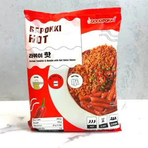 Rapokki: Korean Topokki & Noodles with sauce. Instant Food Spicy Pansit