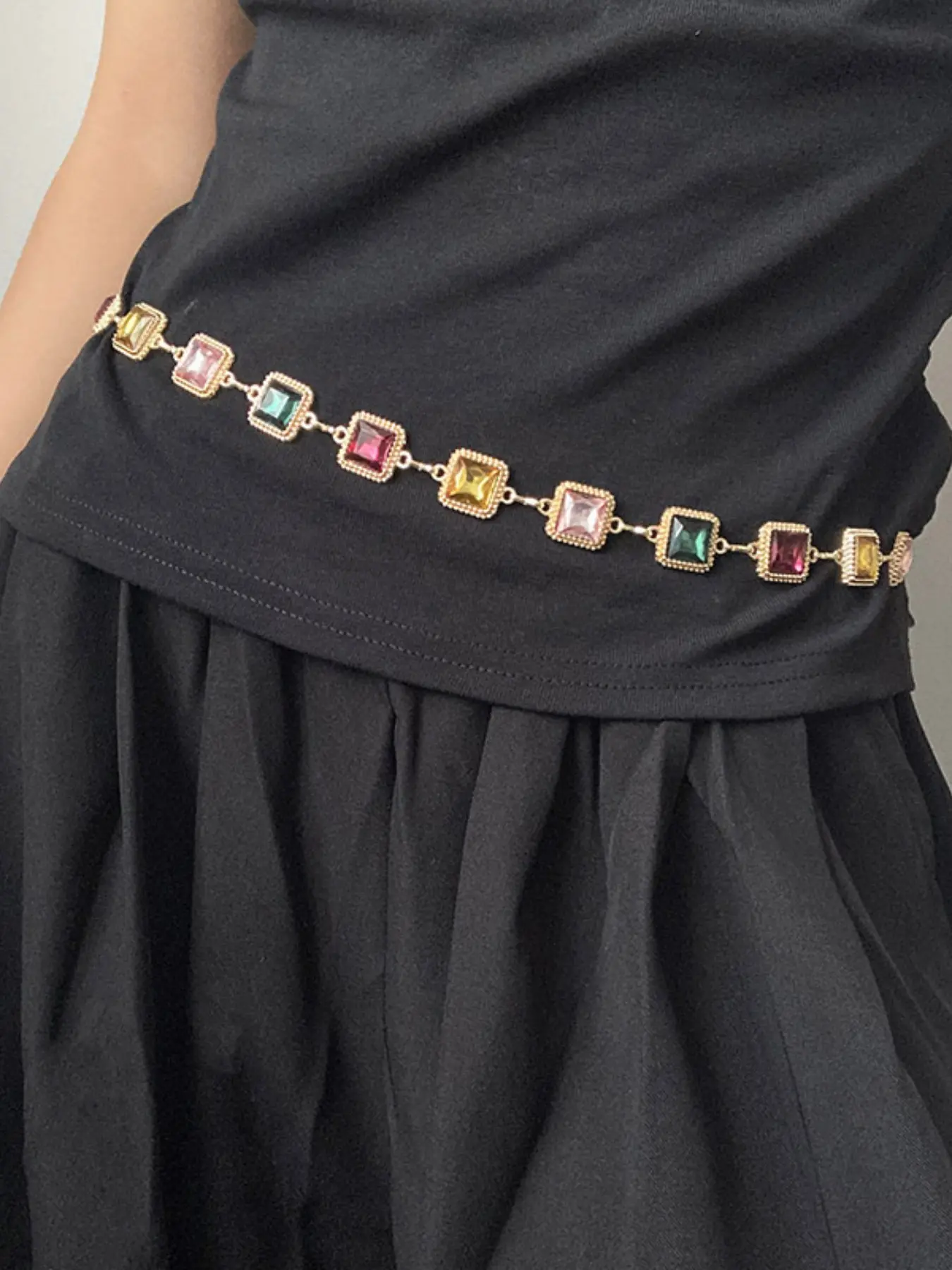 Vintage Gold Waist Chain for Women, Belly Chain, Body 