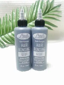 Hair Extension Adhesive Glue, 2 Bottles 4oz (118ML), All Seasons Use, No Ca Prop 65 Warning, Perfect for Hair Extensions