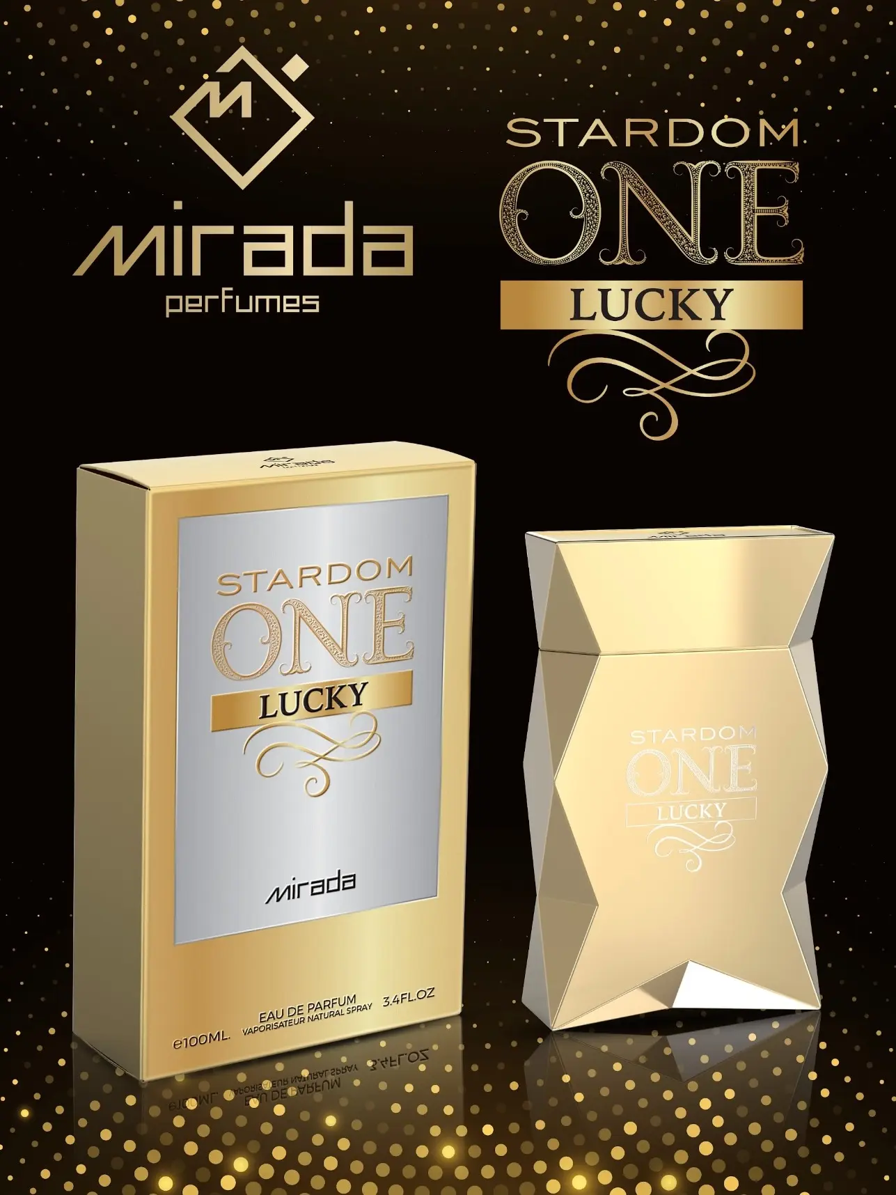 Mirada Stardom one lucky EDP For (men) 3.4OZ 100ML