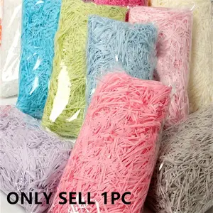 Raffia Gift Box Filler, 100/200g Creative Padding Grass, Crinkle Cut Tissue Paper, Craft Shred Confetti, Birthday, Wedding, Valentine's Day Decorations