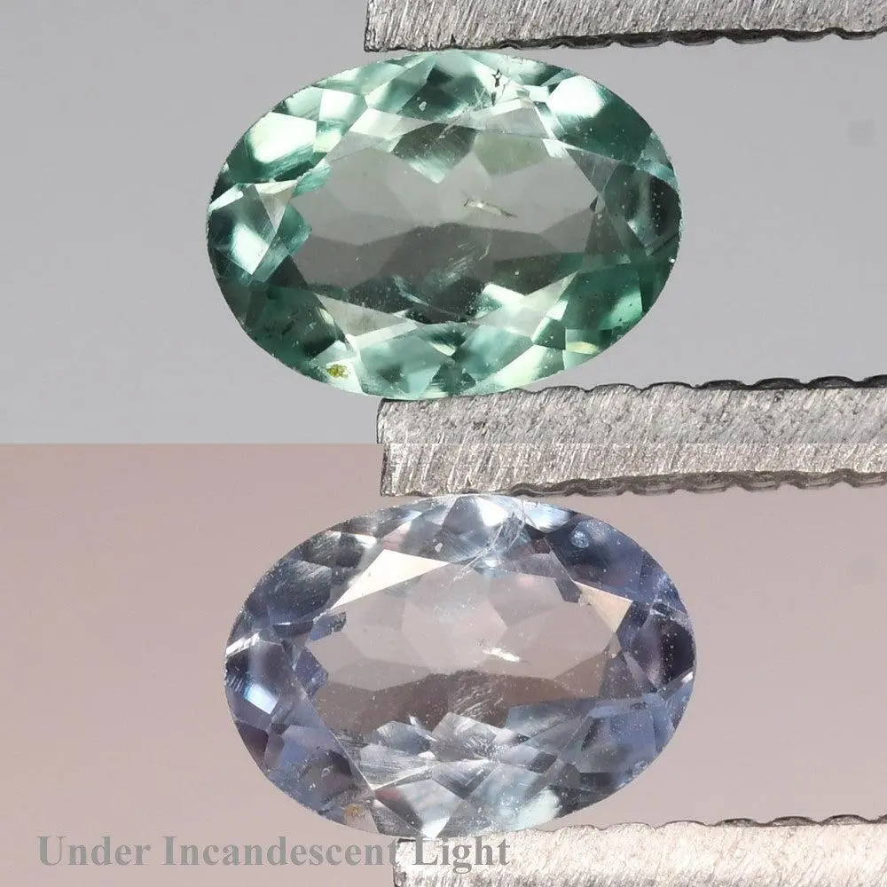 0.21ct ETW Earth-Mined Green Alexandrite – Oval Cut