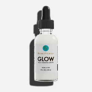 GLOW Self-Tanning Drops - Buildable, Completely Customizable Tan, Healthy for Skin Body Care Fragrance Free