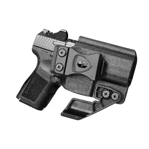 WARRIORLAND IWB Kydex Holster Fit Canik Mete MC9 / Mete MC9L, w/Claw & Optics Cut, Inside Waistband Concealed Carry Holster, Adj. Retention & Cant, Right Hand