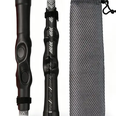 Unisex Compact Portable Rubber Golf Grip Trainer - Golf Equipment for Correct Hand Positioning, Grip Technique, Club Control, All Skill Levels, Indoor/Outdoor Use, Ideal Gift (Black)