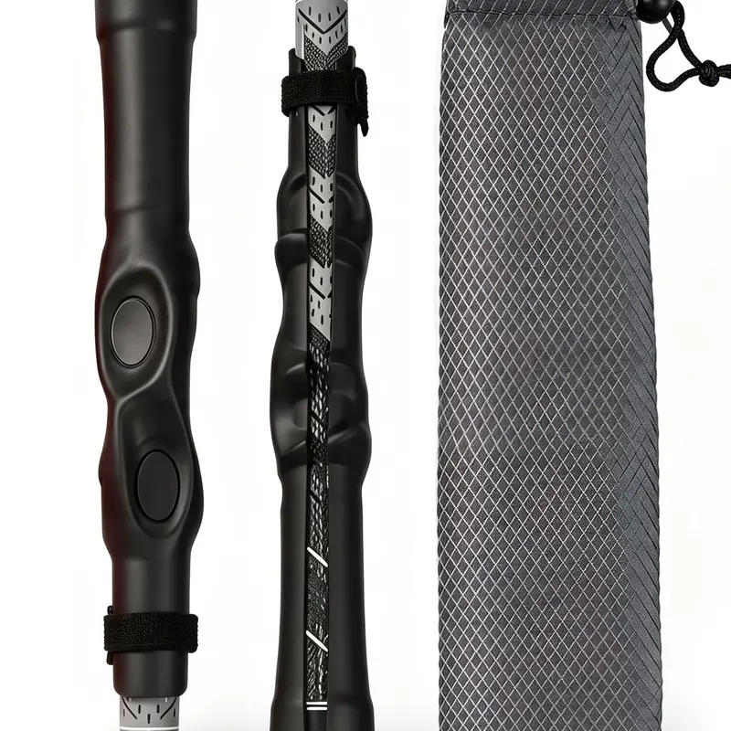 Unisex Compact Portable Rubber Golf Grip Trainer - Golf Equipment for Correct Hand Positioning, Grip Technique, Club Control, All Skill Levels, Indoor/Outdoor Use, Ideal Gift (Black)