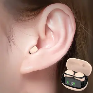 Wireless In-Ear Earbuds, Noise Cancelling Earphones with Digital Display, High Sound Quality Earbuds for Work, Class, and Sleep, Headphone for Travel