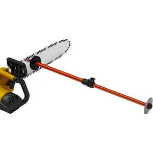 Magnetic Firewood Measuring Tool, Fast Firewood Length Gauge, Adjustable from 16'' to 29'', One-Step Installation, High Visibility Orange, Attach to Any Chainsaw