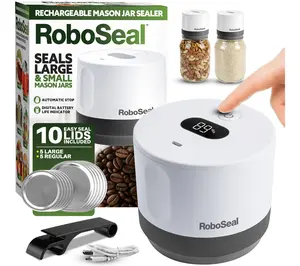 Bell & Howell Roboseal Rechargeable Mason Jar Sealer