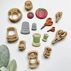 Sewing Theme Clay Cutter Set of 8 Cutters