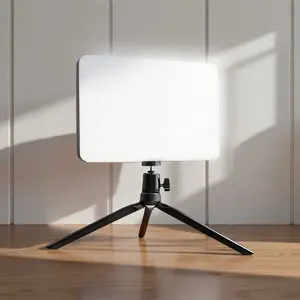 10 Inch USB Powered Desktop Ring Light, Live Streaming Fill Light, Video Conference Lighting, Vlog Shooting Lamp, Universal for Computer Camera Smartphone, Selfie Panel Light, Led Selfie Light, Led Selfie Accessories