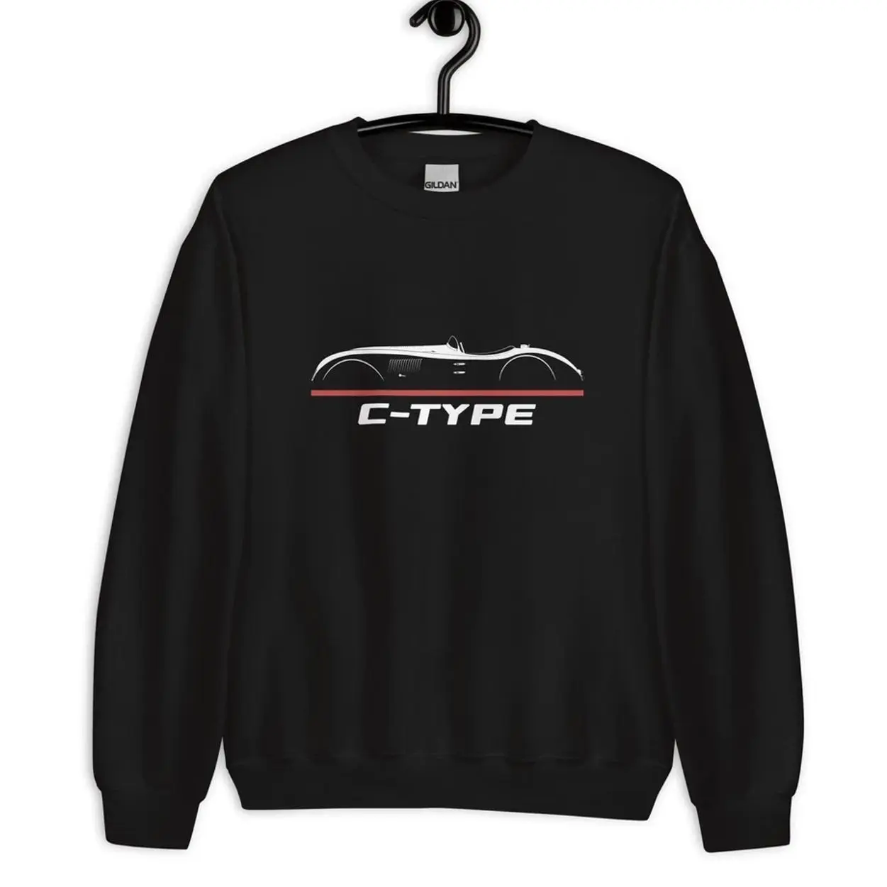 Jaguar C-Type 1951-1953 Car Owners Birthday Gift Unisex T-Shirt Sweatshirt Hoodie, Classic Car Enthusiast and Fans Gift