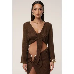 Bronze Luminous Metallic Tie top