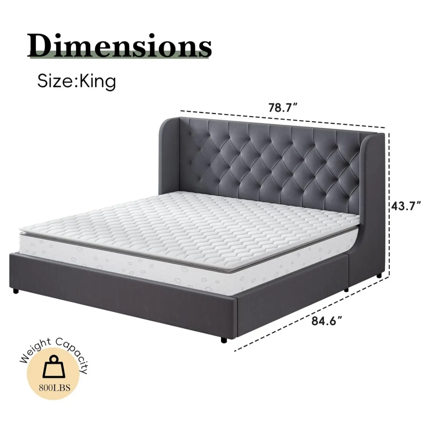 King Size Grey