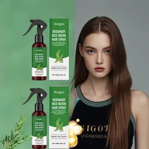 2pcs Rosemary Rice Water Nourishing Hair Spray, deeply hydrate dry coarse frizzy hair, soften and revitalize dull tangled locks, easy spray-on daily hair moisturizing care Moisturizing Hydrating Haircare limited time offer