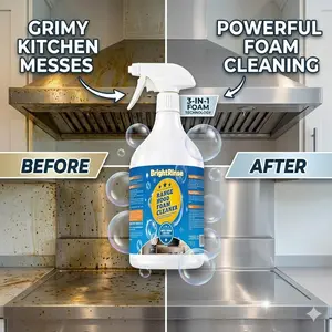 BrightRinse Oil Stain Remover Kitchen Cleaner Grease Removal Spray Dishwashing Liquid Pot Cleaning Solution 1000g，#SummerVibes Household