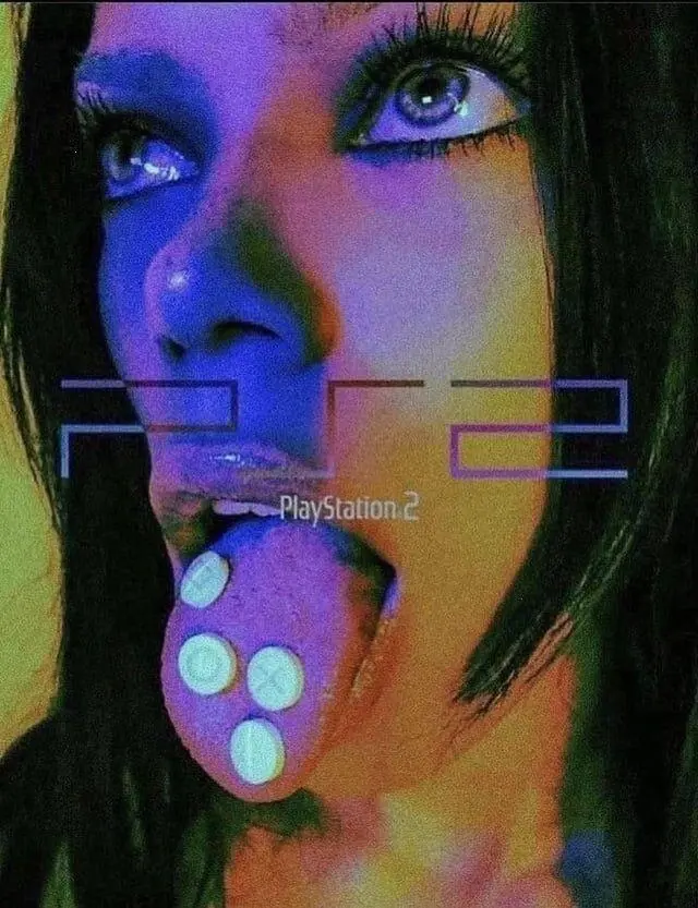 (No Frame) Playstation 2 poster Gaming poster decor