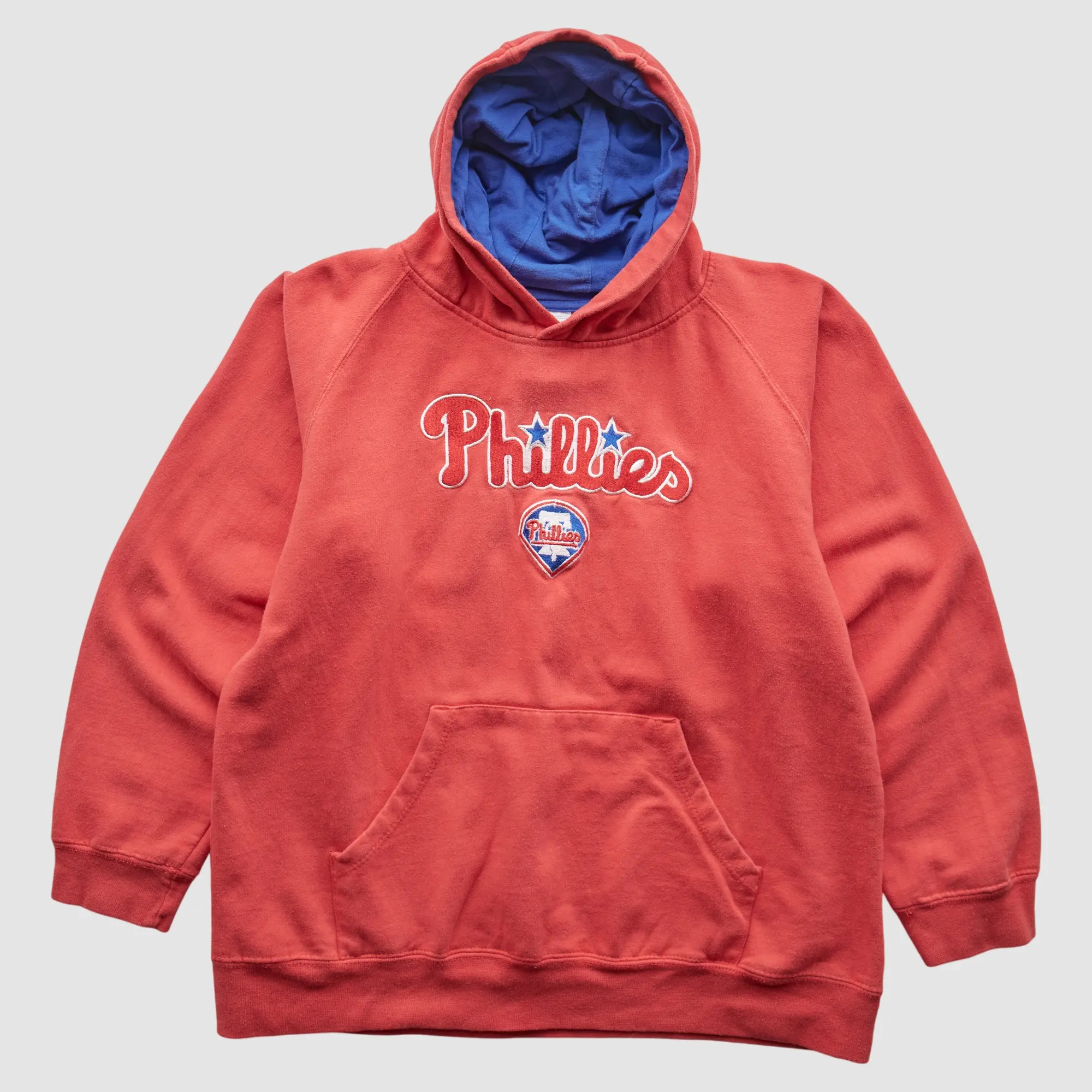 Philadelphia Phillies Majestic 2000s Pullover Sweatshirt - Red - XS