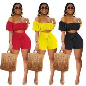 Top Tier Tie Front Romper