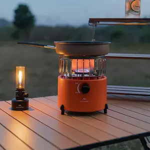 outdoor camping camp garden BBQ grill stove burner, Can grill meat/vegetables/smoked meats/one-touch open and close for easy storage, suitable for cooking, parties, family gatherings, picnics and camping.