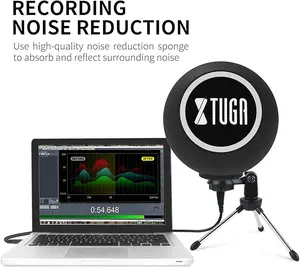 Xtuga CV-101 Professional Microphone Pop Filter Acoustic Shield
