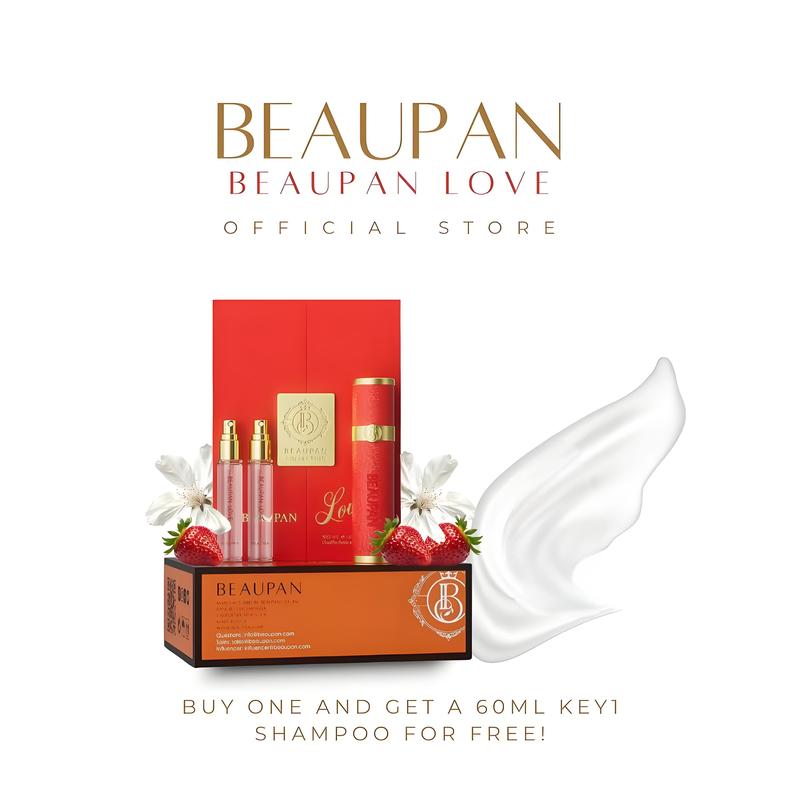 Beaupan Love Long Lasting EDP for Women 30ml - Long-lasting fragrance, Strawberry, Jasmine and Sandalwood notes, Travel size , Strawberry scent Vanilla Perfumes