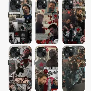 Bucky Barnes Trigger Words Phone Case, Winter Soldier Thunderbolts Fan Cover, For iPhone 11-17 Pro Max/Plus & Samsung Galaxy S23-S25