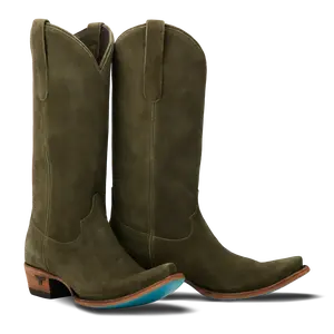 Emma Jane Boot - Olive Suede
