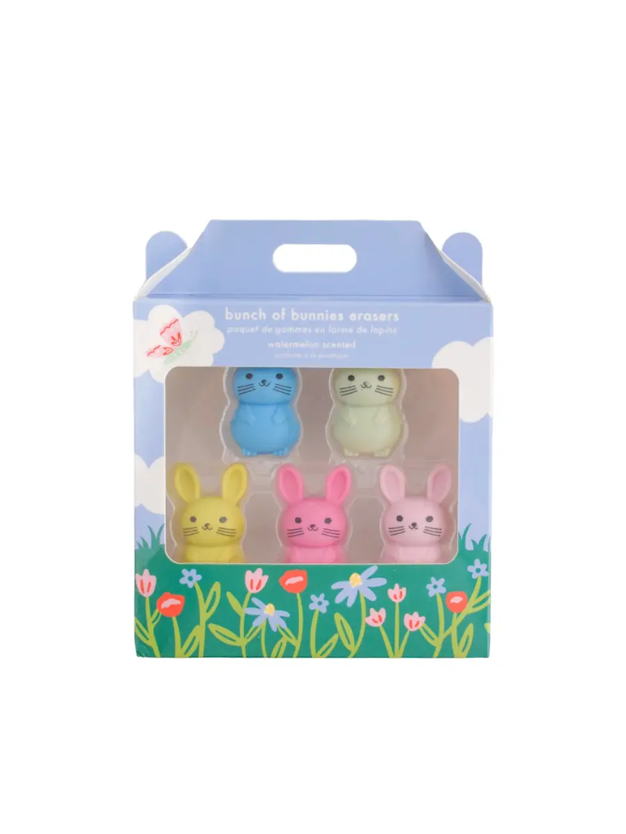 Bunnies Eraser Set - Pink
