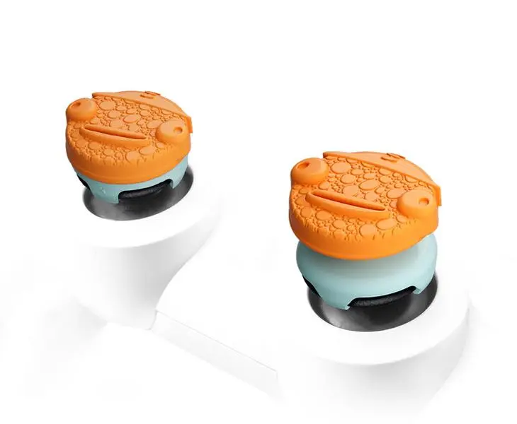 KontrolFreek Fortnite Performance Fishsticks Accessories - Fishstick Edition | PlayStation 4 (PS4), PlayStation 5 (PS5), Xbox 1, Xbox Series X Controllers | Orange, Blue