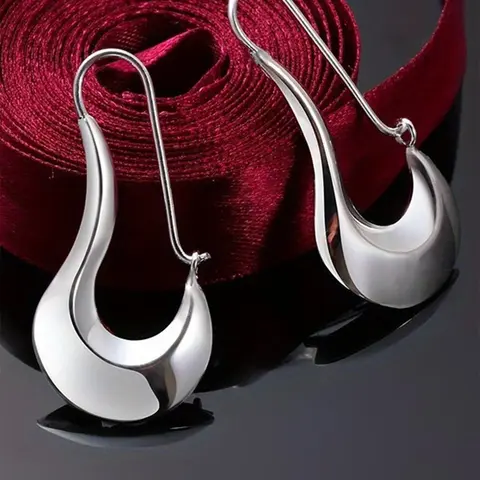 Fashionable Geometric Design Dangle Earrings, Anniversary Wedding Party Jewelry Gifts for Women, Classic Fashion Accessories for Daily Wear