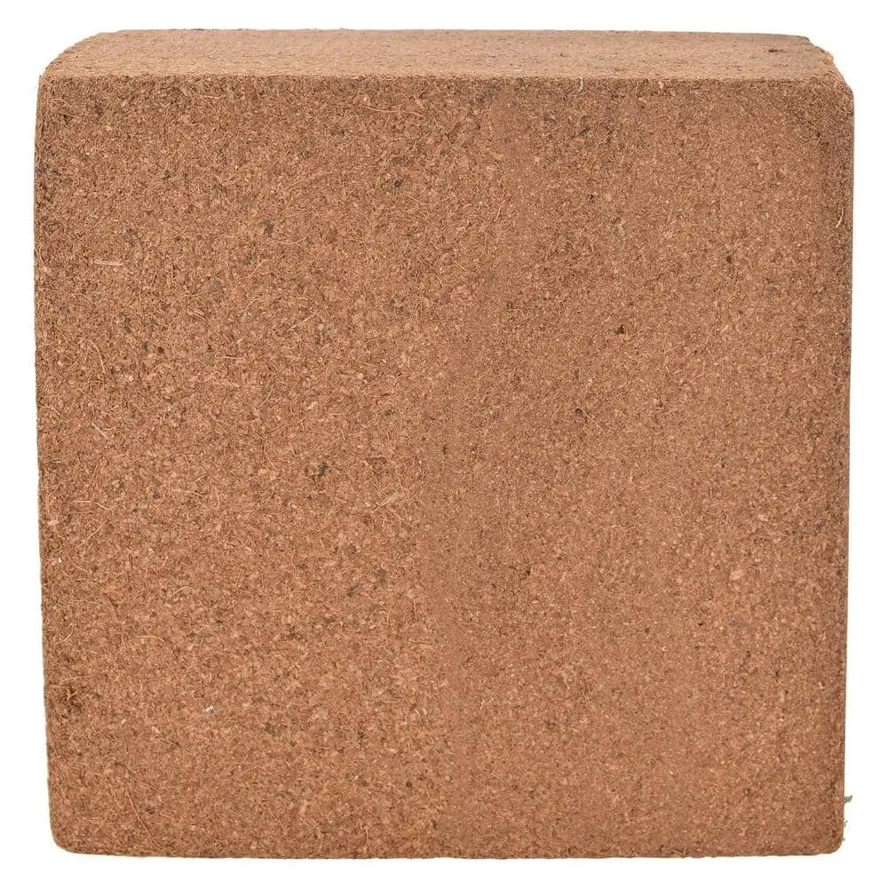 10 Lbs. Organic Coconut Coir Pith Block Soilless Grow Media Soil Amendment