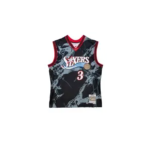 Marble Swingman Jersey "NBA Philadelphia 76ers 2000 Allen Iverson" TFSM1278 P7600AIVBLCK