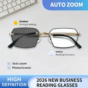 Auto-Adjusting HD Reading Glasses,Anti-Blue Light, UV Protection | Perfect for Work, Travel & Everyday Comfort