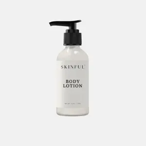 Skinful Moisturizing Body Lotion - Hydrating Formula in Clear Bottle with Pump Dispenser