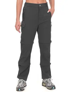 Women's Outdoor Quick-Dry Pants, Detachable Leg Design, Breathable Lightweight Durable, Ideal for Hiking Camping, Essential for Sports Enthusiasts, Outdoor Activities Trousers