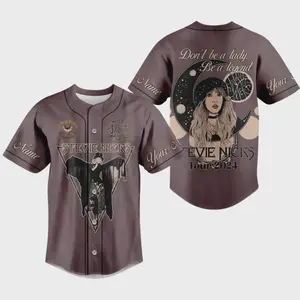 Stevie Nicks Tour 2024 Custom Baseball Jersey, 77 shirt, number shirt,Eagle Rare Whiskey Baseball Shirt, Black Jersey Merch, Baseball Team, Softball Game Day Shirt, gifts for fan, custom jersey, valentine jersey, vintage jersey,