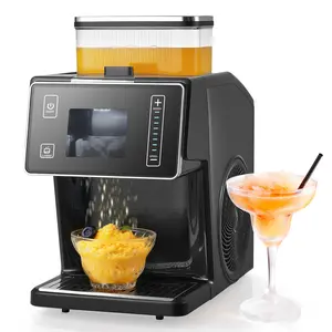 Snowflake Ice Machine – 44LBS/24H Production, Stainless Steel Blade Ice Shaver, 0.2 Gal Tank Electric Snow Cone Maker, 60S Fast Pre-Cooling for Home & Small Gatherings