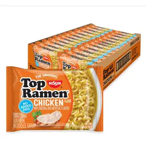 Nissin Top Ramen Noodle Soup, Chicken, 3 Ounce (Pack of 24)