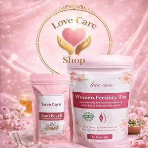LovecareKit  Derasine Fibrom, Kist, Vant Fèmal tromp bouche e fasilite w ansent 100% natirel 10 bags