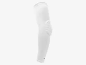 We Ball Sports Padded Compression Arm Sleeve (White)