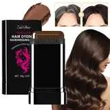 ZaiDoc Disposable Hair Dye Stick - Sweat-proof Water-proof Oil-proof Gray Hair Cover 20g Portable 2-in-1 Design Travel-friendly Time-saving High Coverage Temporary Color