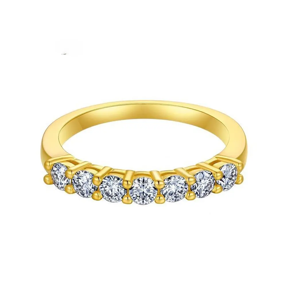 7 stone ring  14K gold (high craftsmansh