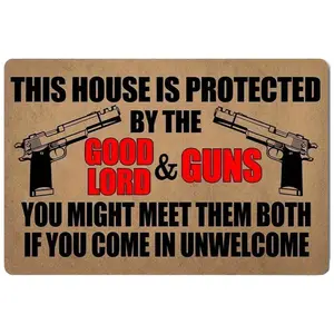 Funny Welcome Doormat, Floor Area Rug, Rubber Bath Mat, Suitable For Living Room Bedroom Bathroom Kitchen, Home Decor, Room Decor