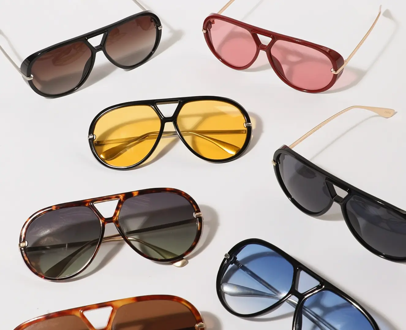 "THE ROMY" Retro Aviator Sunglasses