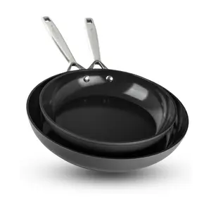 Gotham Steel Pro 2X Ultra Nonstick 10'' and 12'' Fry Pan Set
