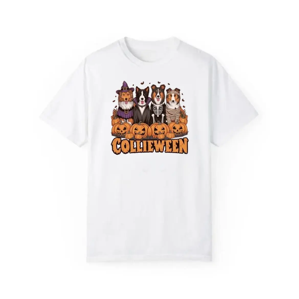 Comfort Colors Shirt Pumpkin Shirt Rough Collie Tee Rough Collie Mom Rough Collie Lover Shirt Rough Collie gift, Classic Fashion, Timeless Design for All, Simple Style
