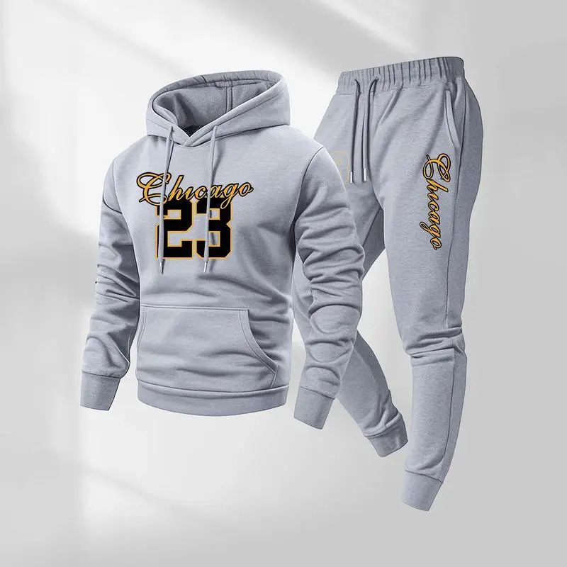 Men's team number printed hoodie and drawstring track pants set, men's casual sportswear, long-sleeved hooded jacket and pants, suitable for autumn and winter, men's everyday wear, indoor and outdoor sportswear, sportswear set, casual sportswear. Men's team number printed hoodie and drawstring track pants set, men's casual sportswear, long-sleeved hooded jacket and pants, suitable for autumn and winter, men's everyday wear, indoor and outdoor sportswear, sportswear set, casual sportswear.